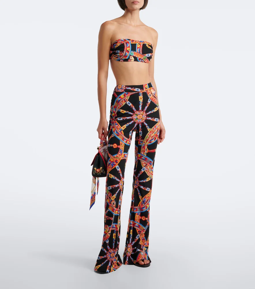 Carretto flared pants