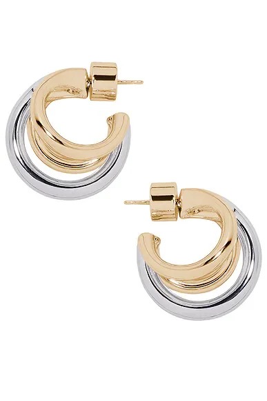 Triple Lilly Huggie Earrings