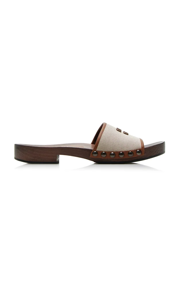 Zoccoli Canvas Clogs