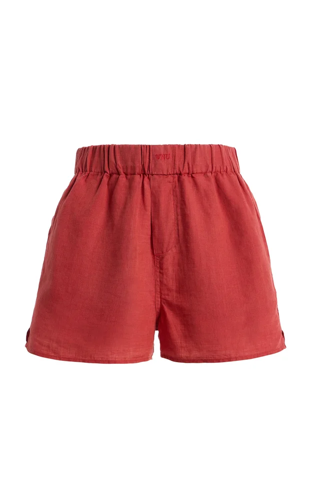 Exclusive The Boxer Linen Shorts