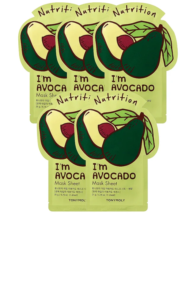 I'm Avocado Sheet Mask 5 Pack
