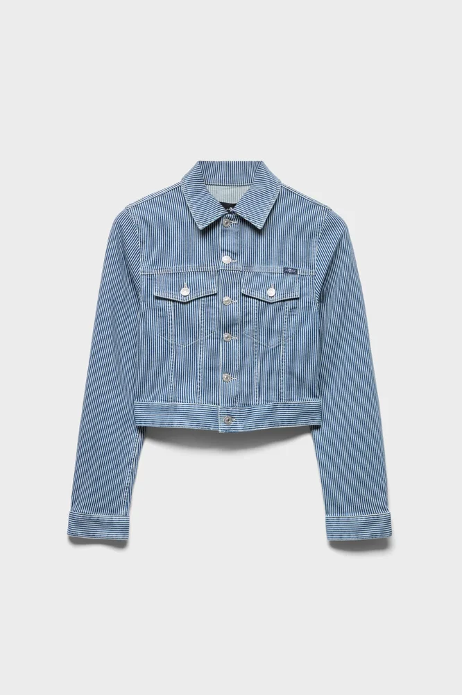 Shrunken Jacket in Denim Portside