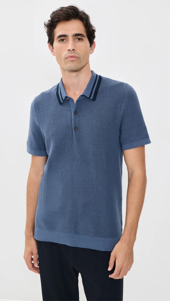 Fine Knit Sweater Polo