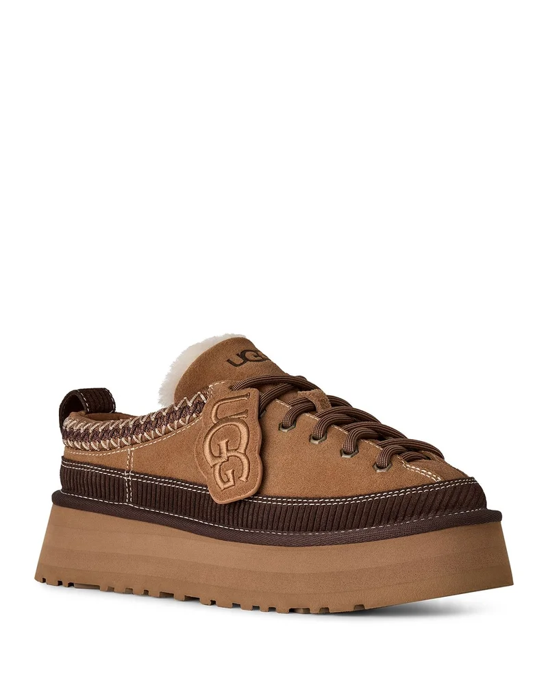 Heritage Lace-Up Shearling Lined Slippers