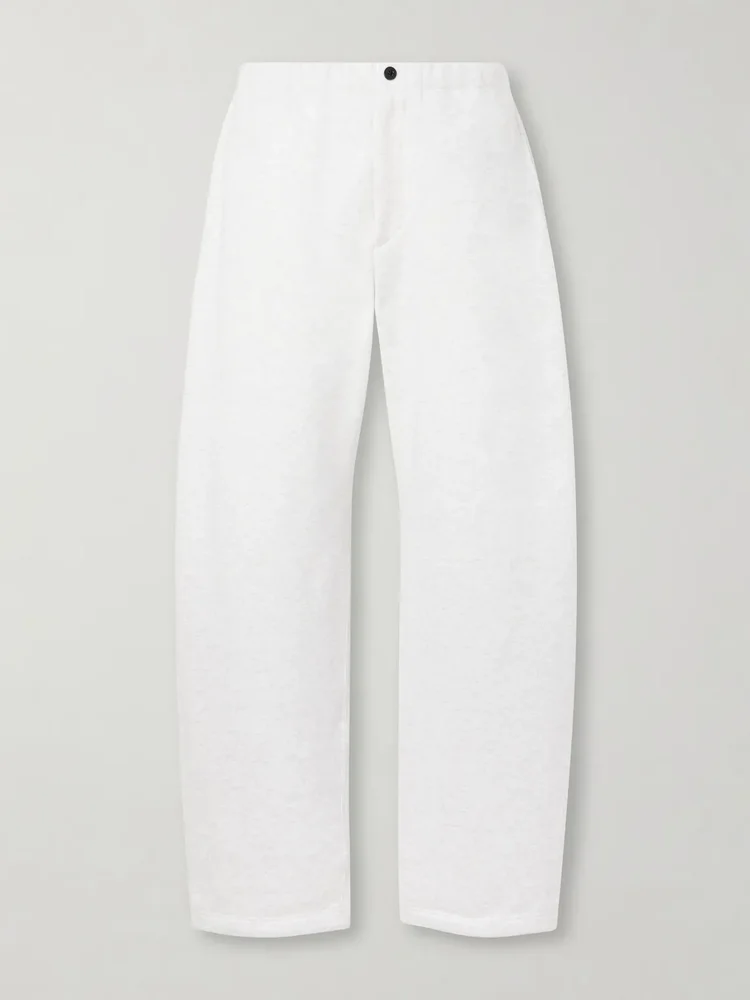 Straight-Leg Cotton-Jersey Sweatpants