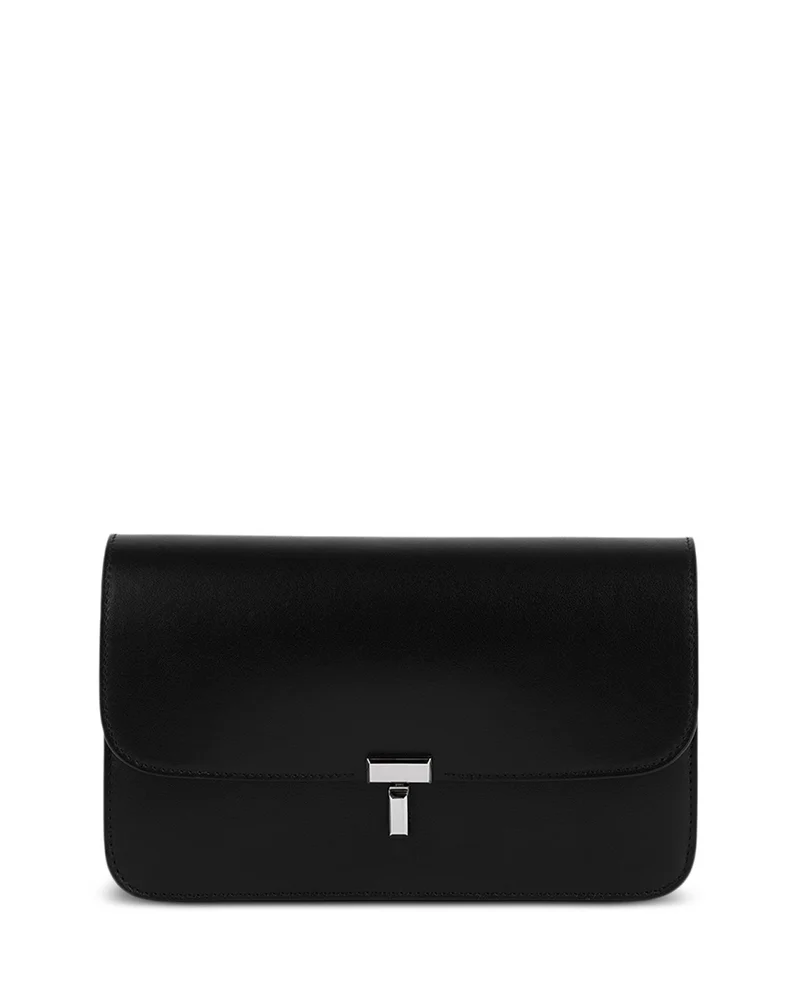 T-Lock Leather Crossbody Bag