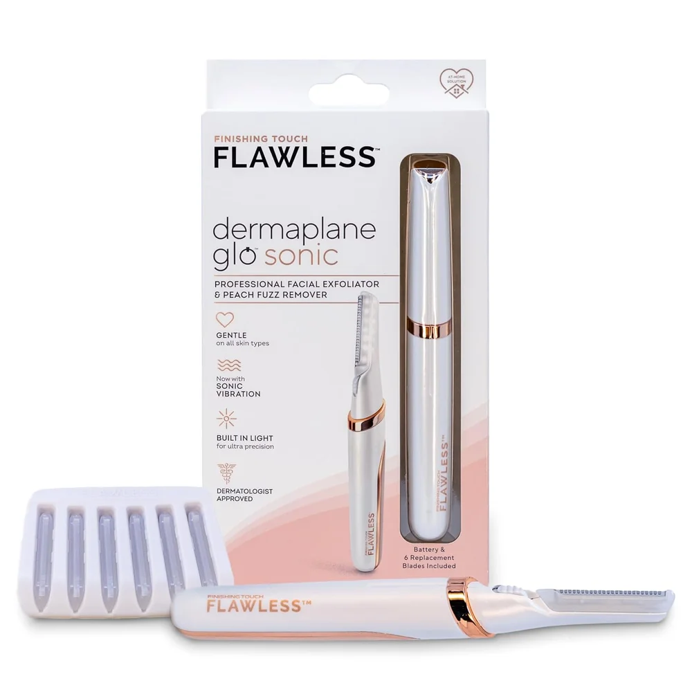Dermaplane Glo Sonic Lighted Facial Exfoliator