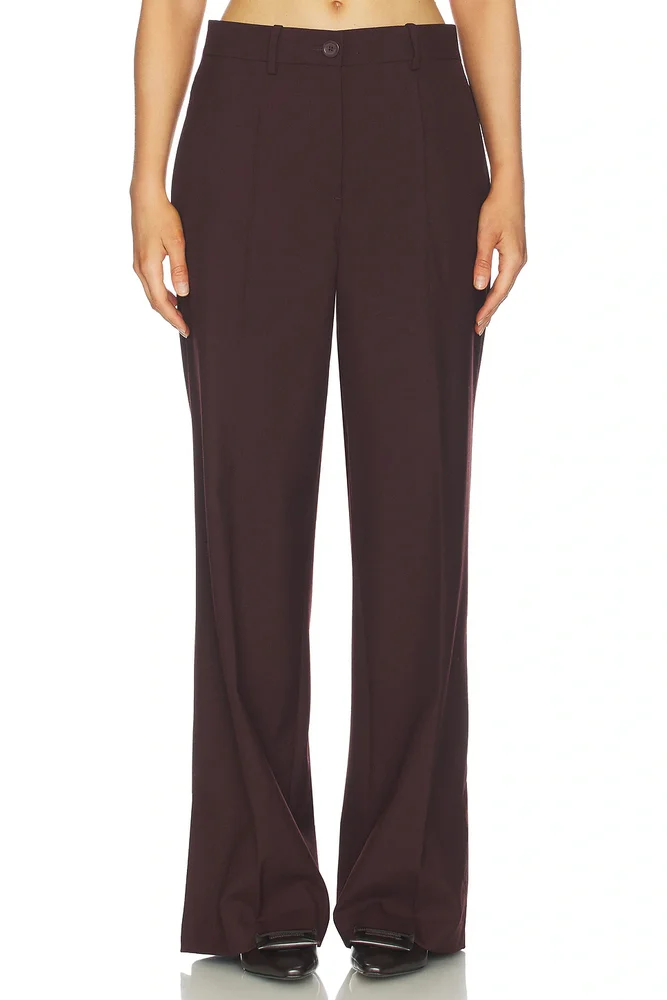 Vented Trouser in Mahogany