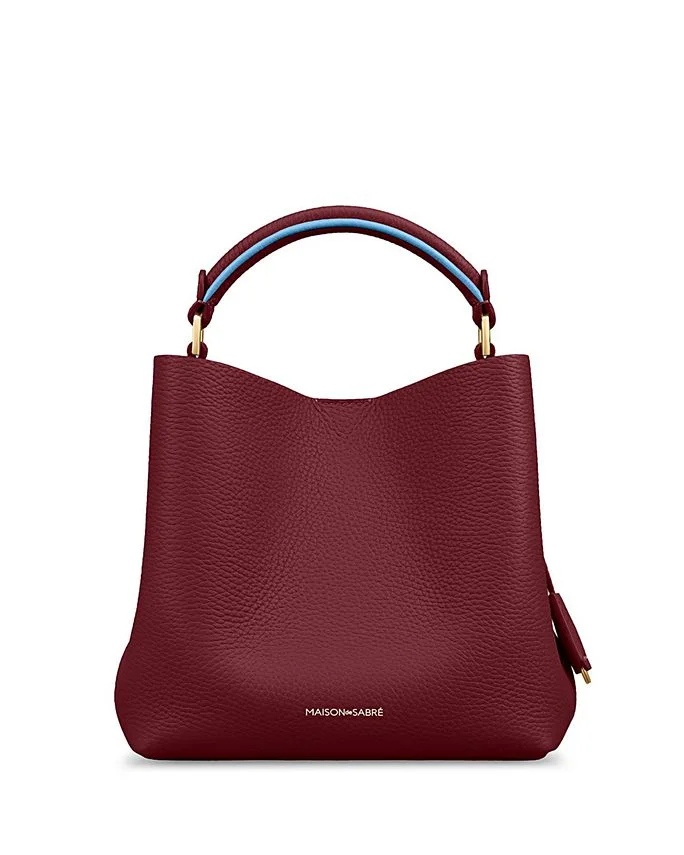Leather Mini Leather Bucket Bag