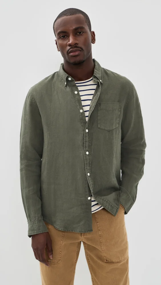 Mill Shirt In Linen