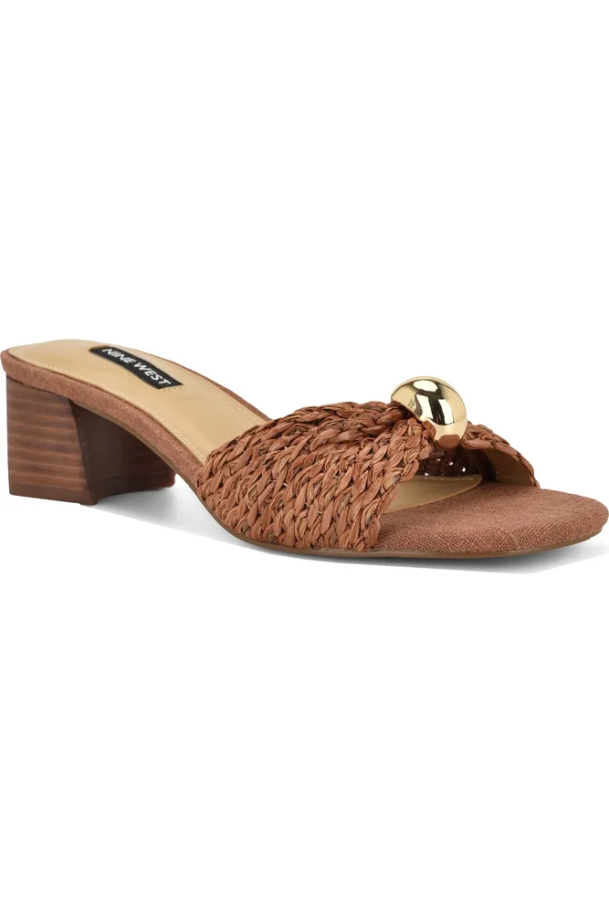 Gerry Block Heel Sandal