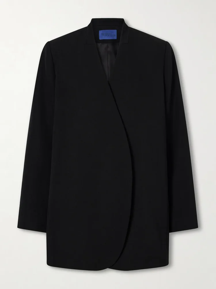 Wool blend blazer