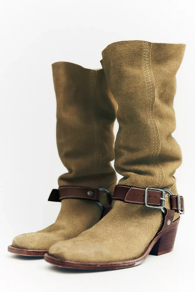 Free People We The Free Denver Double Buckle Boots