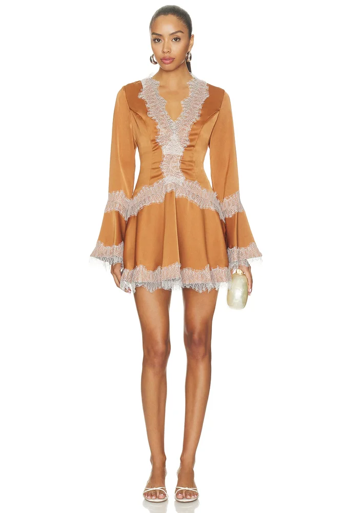 Shontelle Ruffle Mini Dress