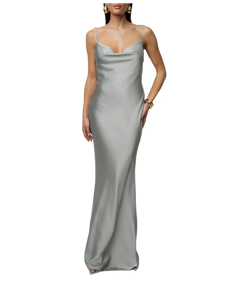 Down The Aisle Satin Gown