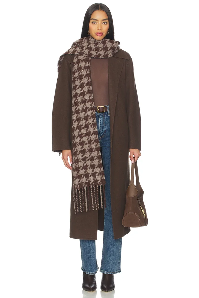 Nora Houndstooth Scarf