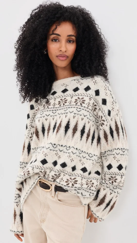 Hayes Fair Isle Knit Sweater