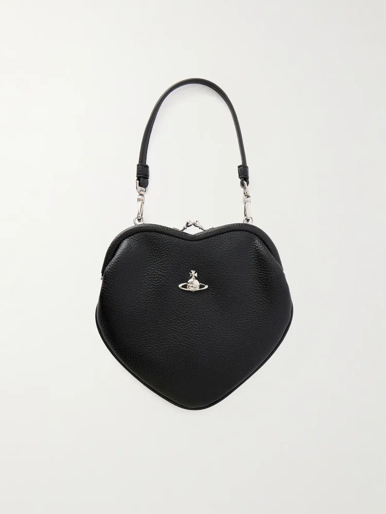 Belle Heart logo-appliquéd leather-effect shoulder bag