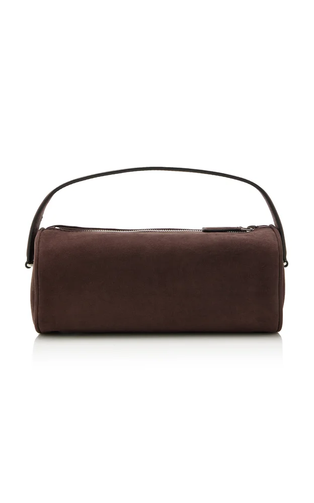 Round 90's Leather Top Handle Bag