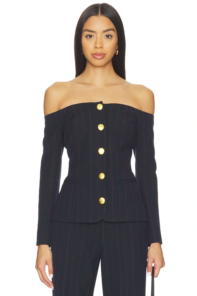 Alice Off Shoulder Blazer