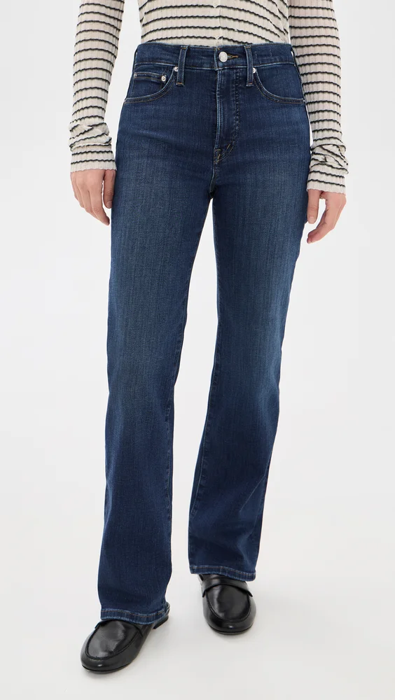 The Short Straight Jeans In Super Stretch Denim