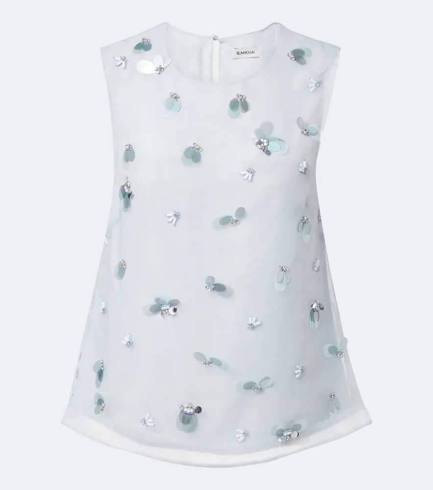 Celia embellished top