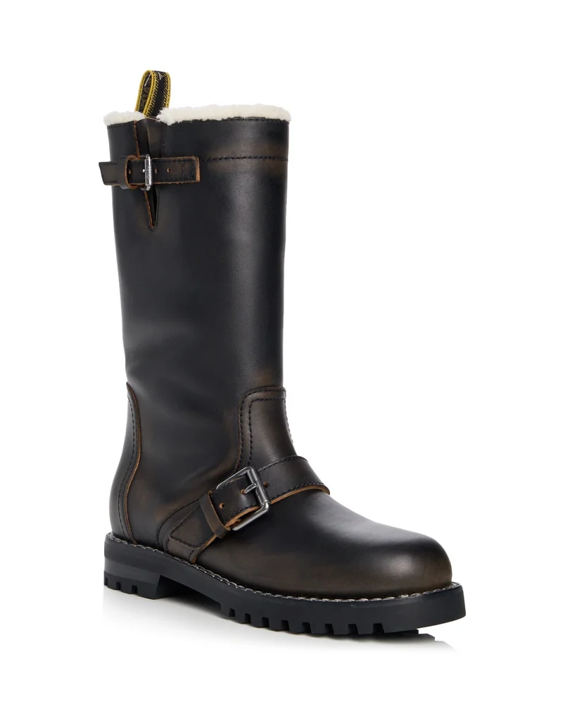 Commando Shearling Lined Combat Boots