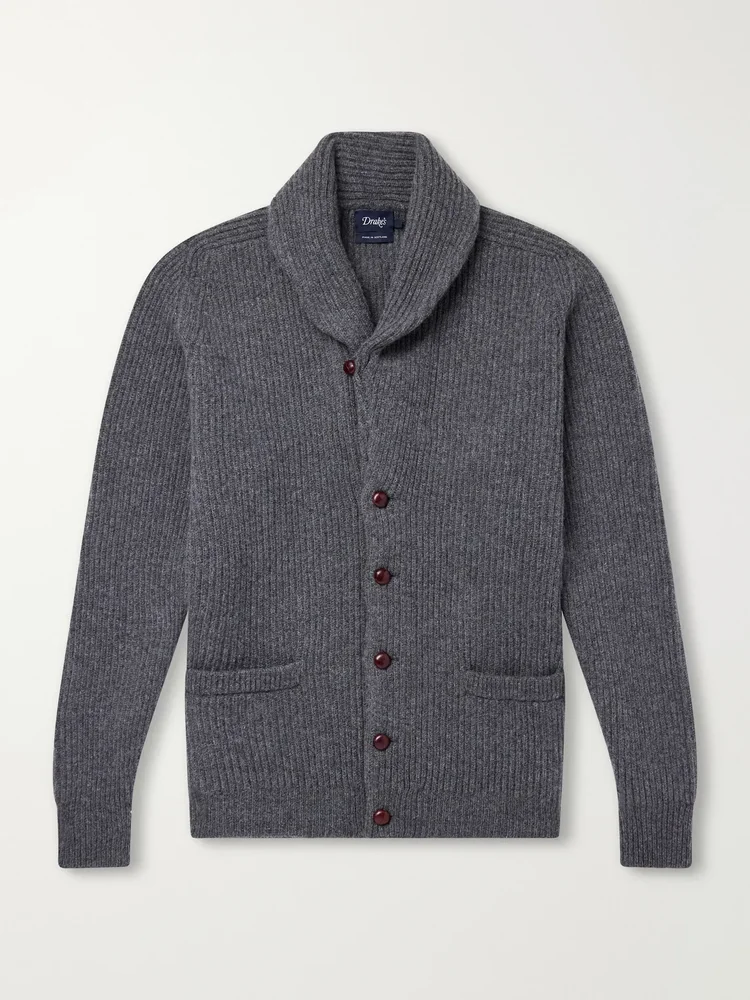 Ribbed Wool Cardigan