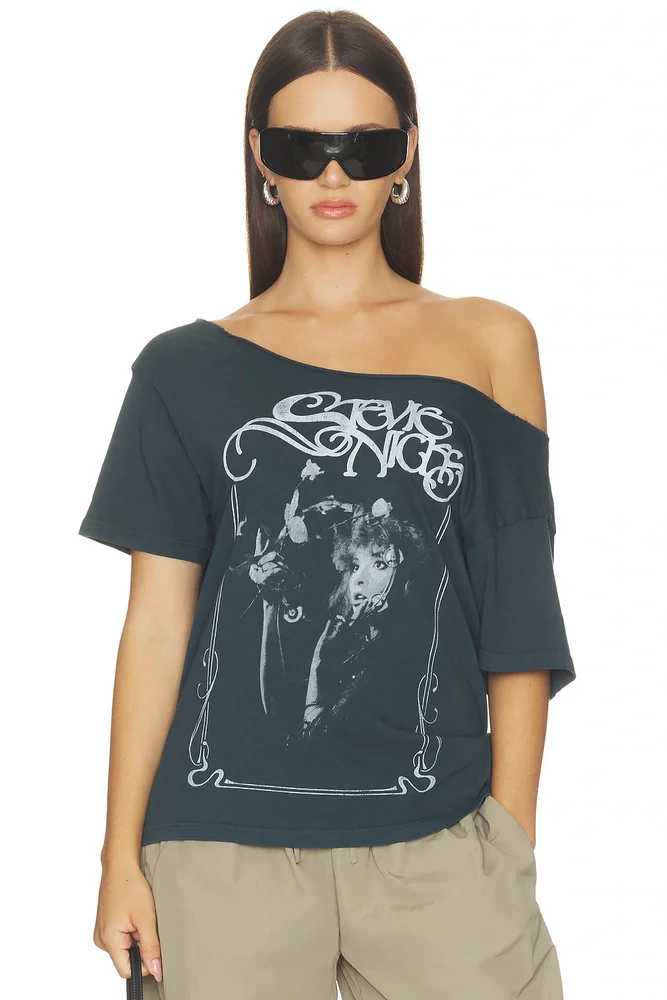 Stevie Nicks Bella Donna Off The Shoulder Tee