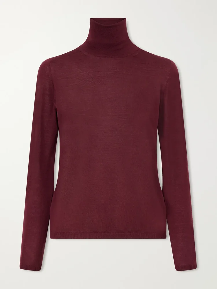 Saluto virgin wool turtleneck sweater