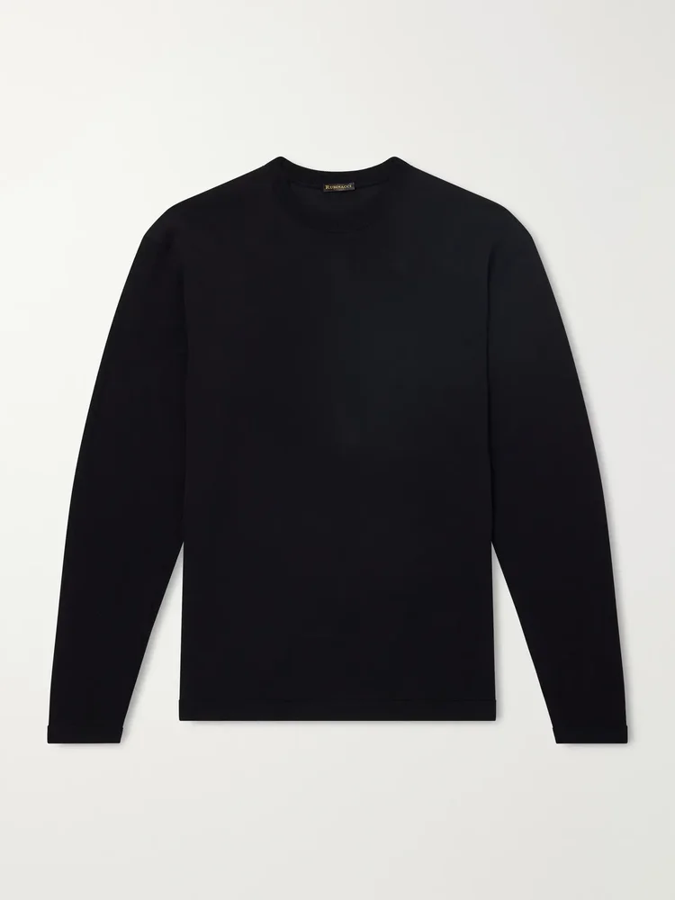 Sea Island Cotton-Jersey T-Shirt