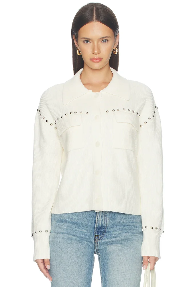 Felix Studded Sweater Jacket