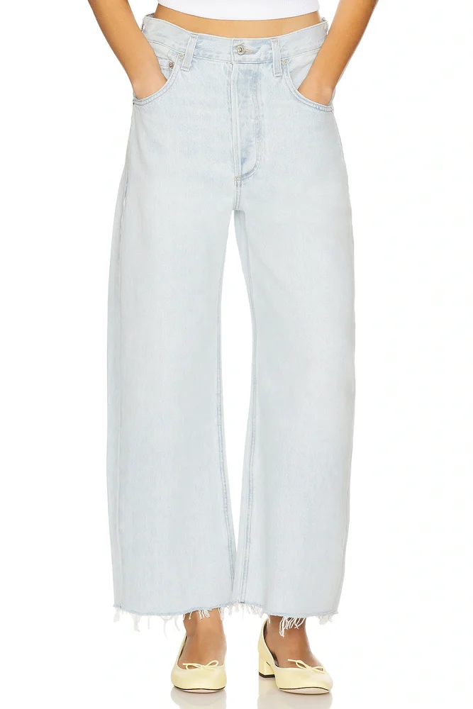 Ayla Undone Hem Crop Jeans