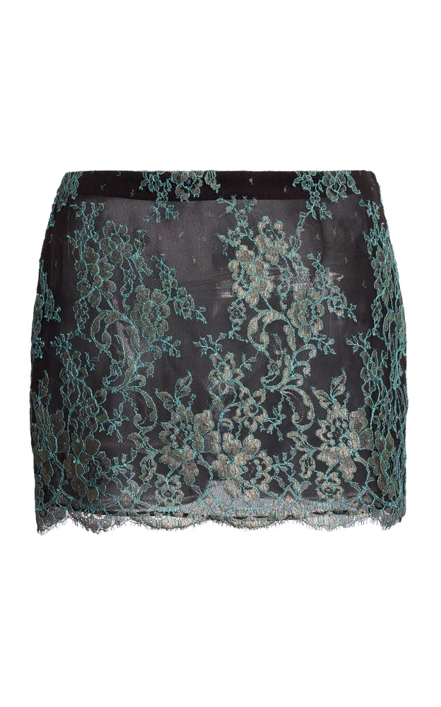 Lace Mini Skirt