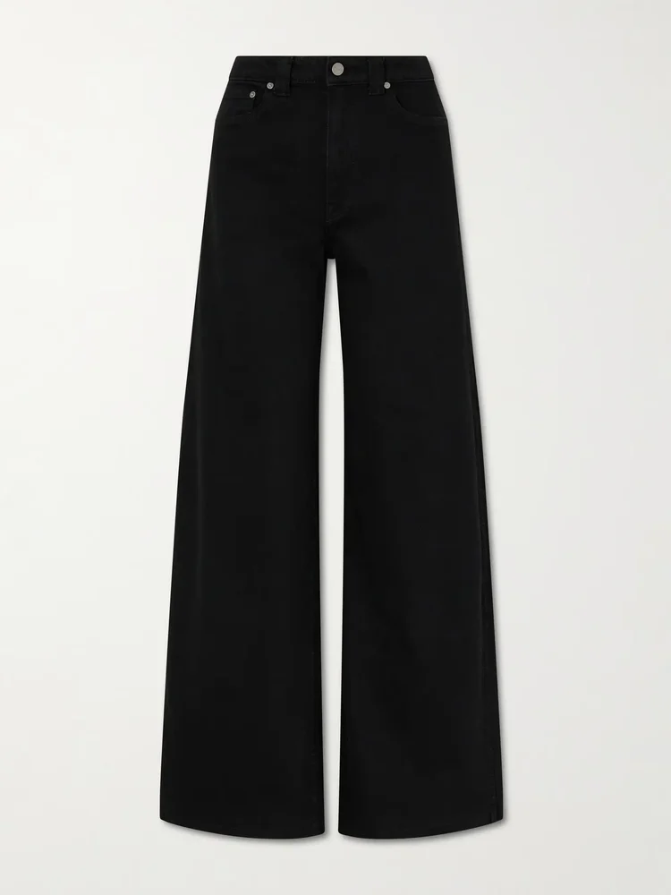 Dane high-rise wide-leg jeans