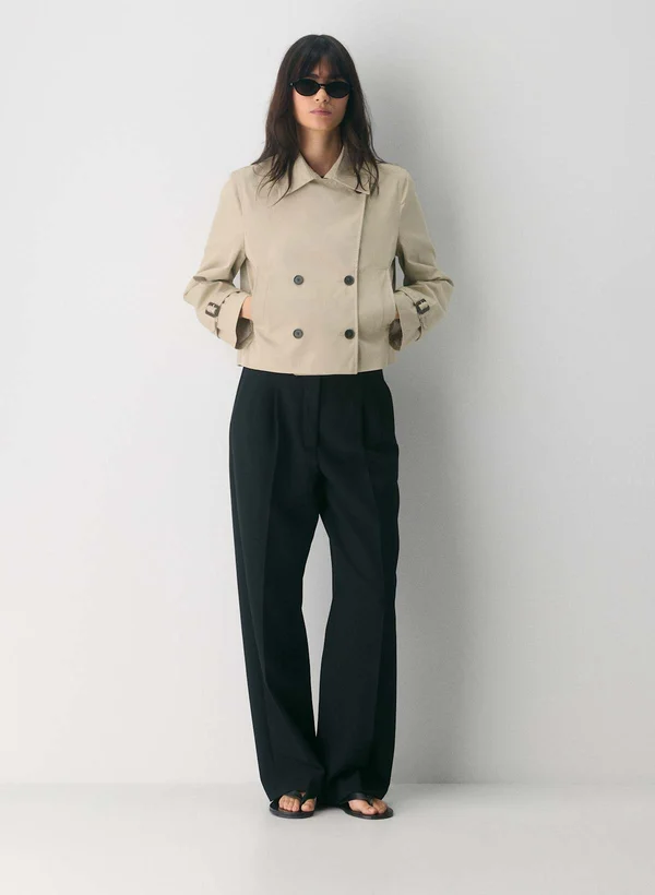 The Esquire Short Trench Coat - City Twill