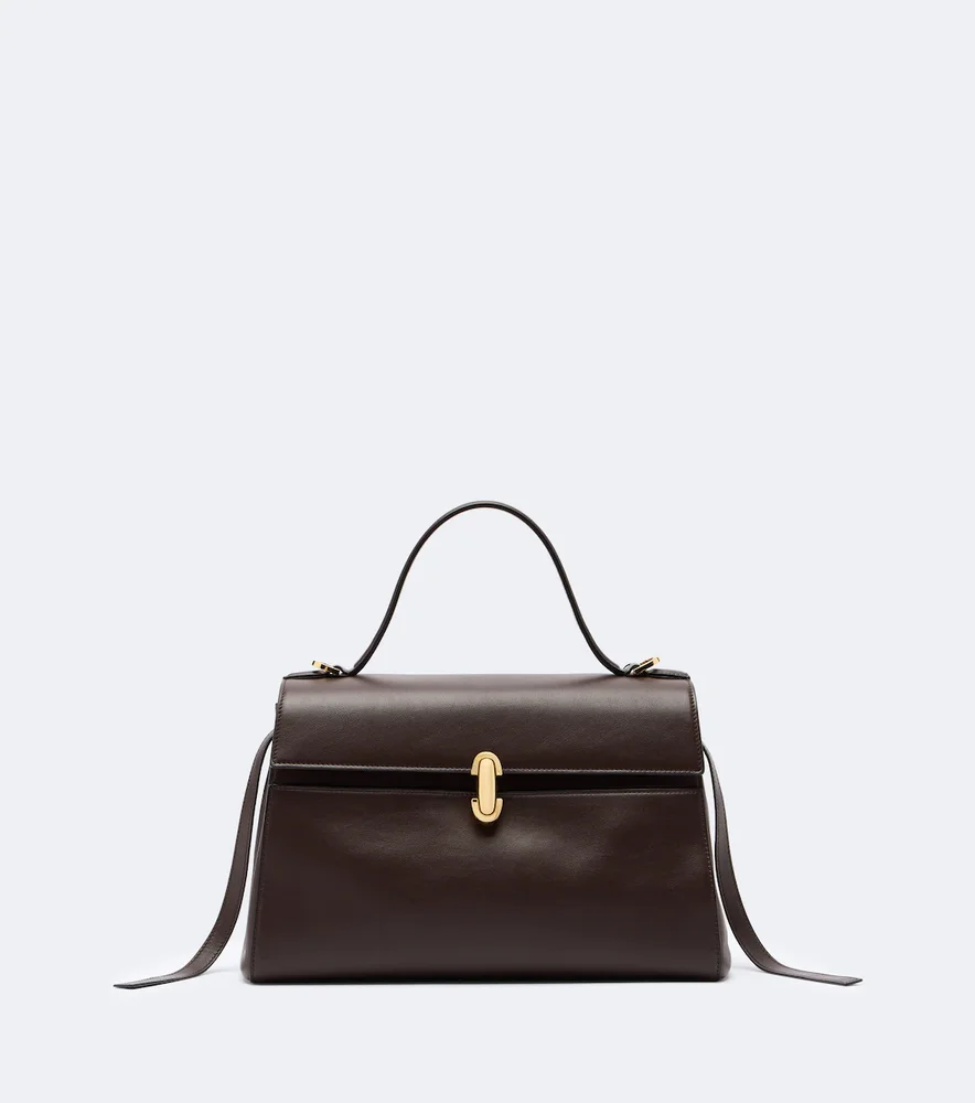 Symmetry Soft Medium leather top handle bag