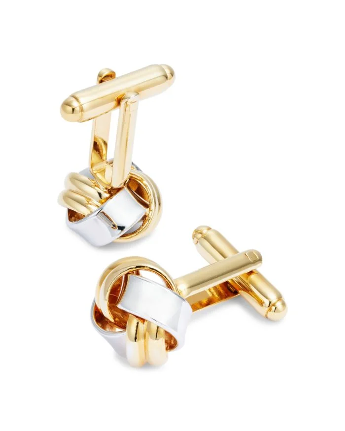 Two Tone Knot Cufflinks