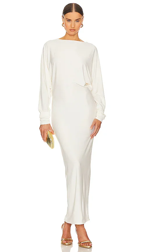 Matte Jersey Open Back Dress