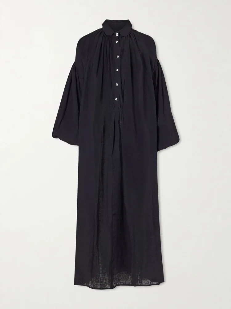Carmen linen maxi dress