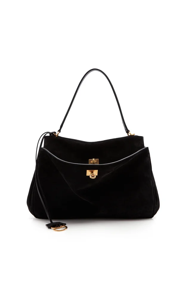 Rodeo Medium Suede Top Handle Bag