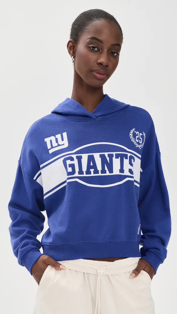 New York Giants Oversized Cropped Hoodie