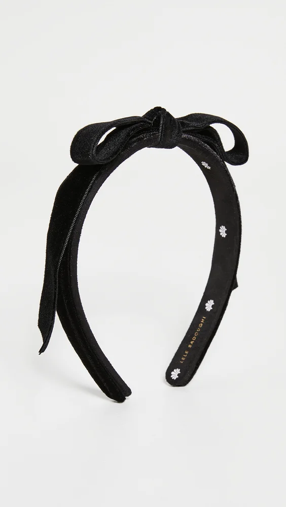Bardot Velvet Ribbon Slim Headband