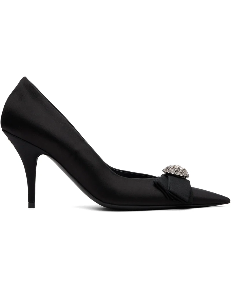 Black Avenue Palazzo Heels
