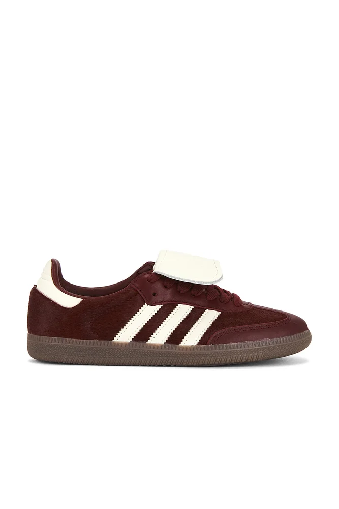 Samba LT Sneaker in Shadow Red Crew White Gum 5
