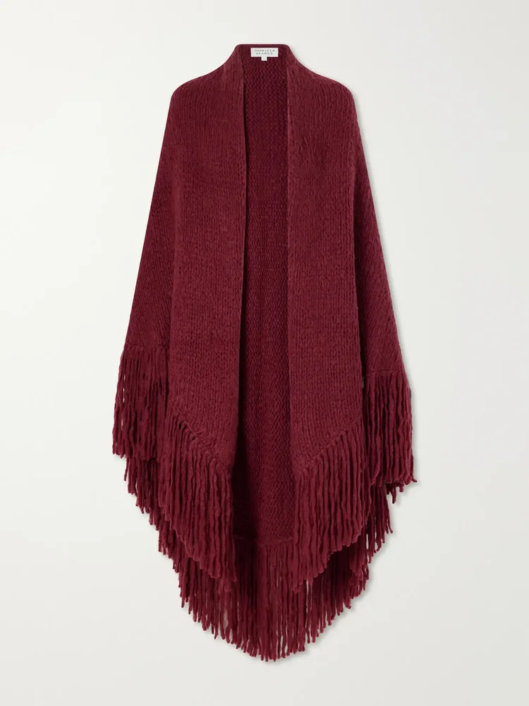 Lauren fringed cashmere wrap