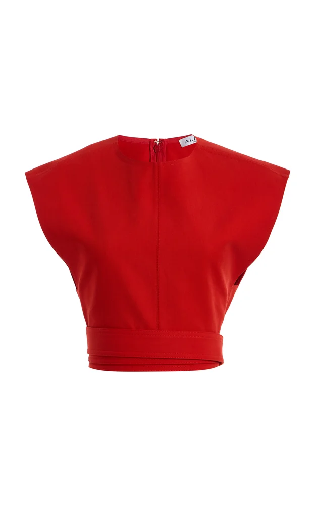 Belted Cotton Top