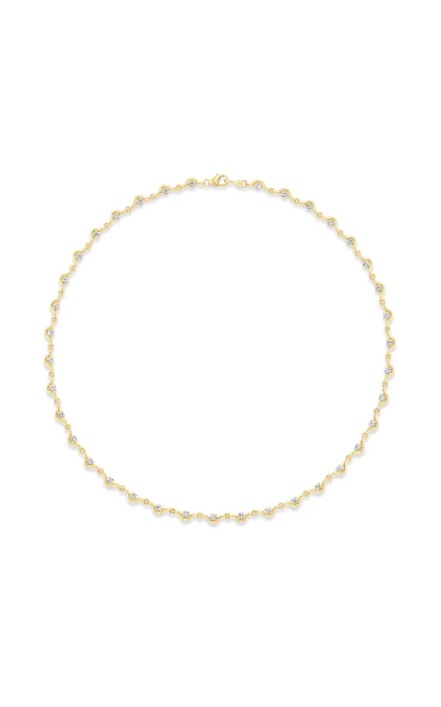 14K Yellow Gold Louise Line Necklace