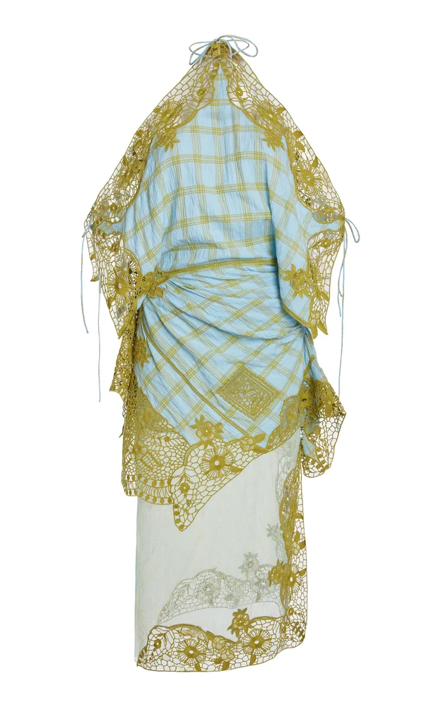 Embroidered Handkerchief Envelope Cotton Dress