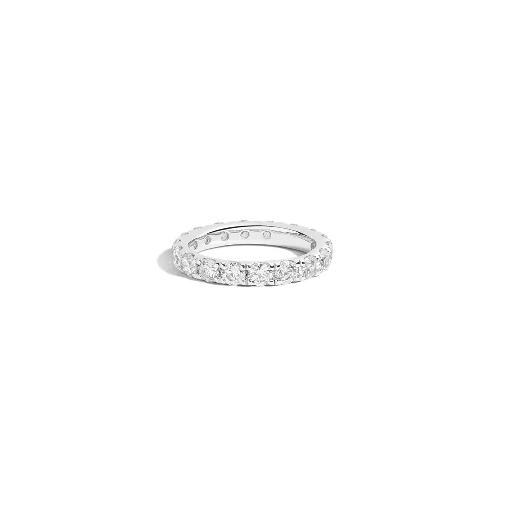 3ct Round Lab Grown Diamond Eternity Ring